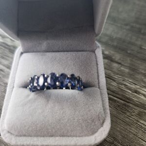 Elegant Blue Gemstone Ring